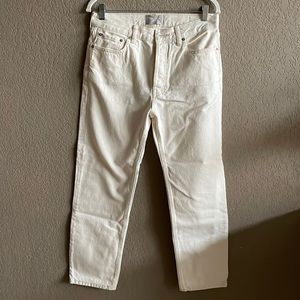 NWOT Everlane The Relaxed Straight Fit jeans Cream
